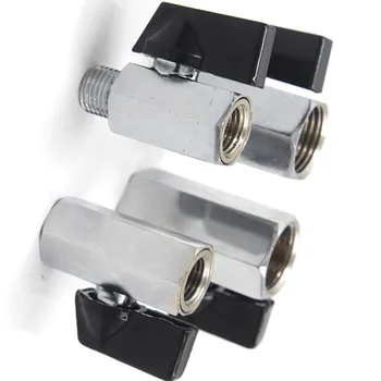 

1PC Mini ball valve 1/8" 1/4" 3/8" 1/2" BSP Threaded Female-Female Female-Male Male-Male Air Compressor Water Gas Oil Shut Off
