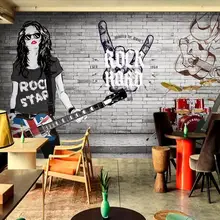 Пользовательские 3D Настенные обои рок grungy трехмерные кирпичные материалы для стен настенная, дающая фоновое освещение