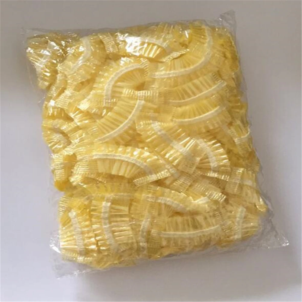 100 buc unică folosință ureche capace ureche protector pentru vopsirea părului capace baie duș căști urechi instrumente de coafură Salon frizerie accesorii îngrijire urechi_voghion.com
