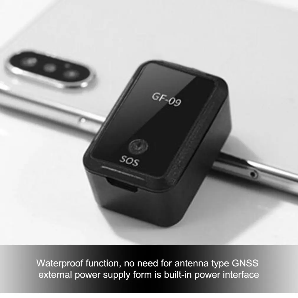 

GF-09 Mini GPS Real Time Tracker Car Pet Anti-theft Locator Tracking Device Real-time Vehicle Locator