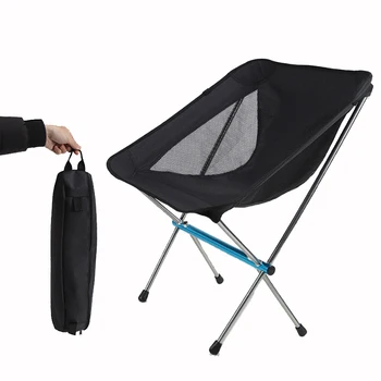 

HooRu Portable Folding Chair Beach Camping Fishing Picnic Chair with Carry Bag Outdoor BBQ Lightweight Furniture Seat for Travel
