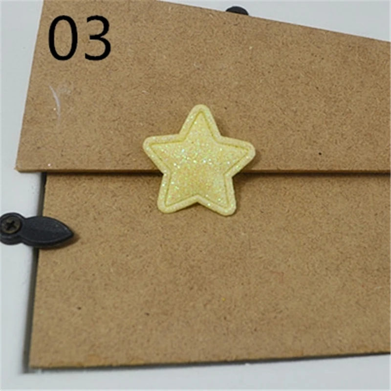 20pcs 03 20 шт. блестящие нашивки со звездами, аппликация, заколки для волос "сделай сам", материалы для рукоделия, детские заколки для волос, украшения, аксессуары - Цвет: 20pcs 03