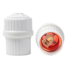 Цоколя лампы подвесной e27 винт база держатель лампы высокого класса молочно-белый Электрический нефритовый порошок пятиконечная звезда e27 держатель лампы