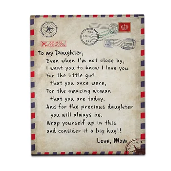 

DIY Custom Envelope Blanket Warm Autumn and Winter Sofa Print Keep Warm Blanket 3D Printing Double-sided Flannel Home Textiles