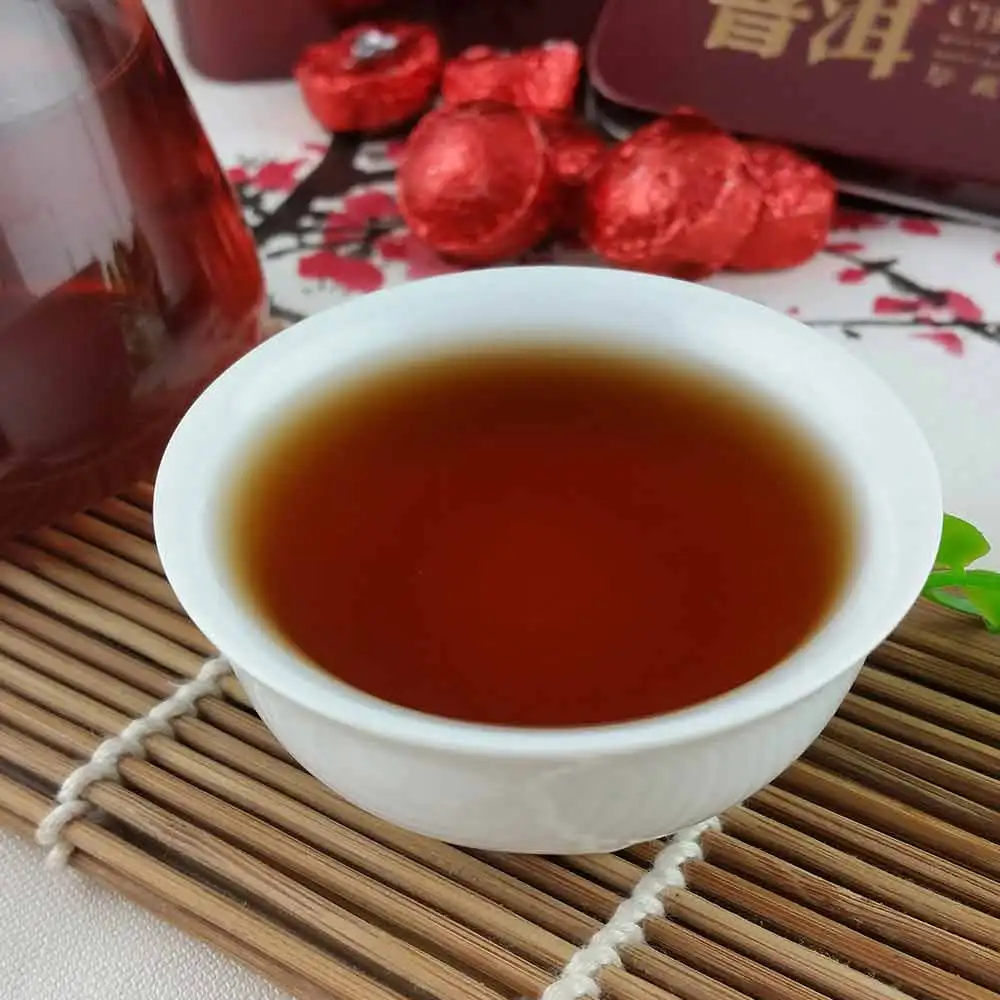 Yr Rose Mini Ripe Pu-erh Tuocha, Yunnan Shu Pu-erh подарочная упаковка 75 г