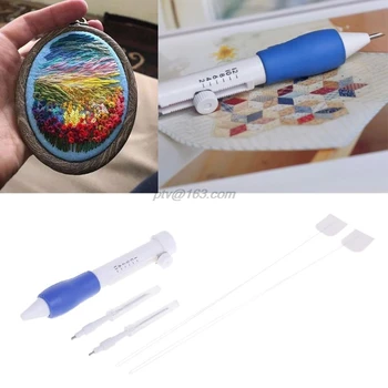 

Embroidery Pen Set DIY Crafts Punch Needle Poking Stitching Sewing Accessories