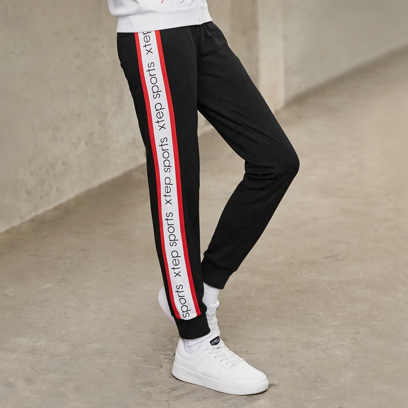 

881328639270 Xtep women sports trousers 2019 autumn new outdoor leg fashion knit casual pants