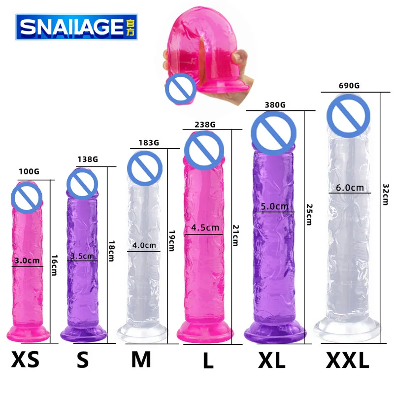 Realistic Dildo With Super Strong Suction Cup Sex Toys for Woman Penis G-Spot Simulation | Красота и здоровье