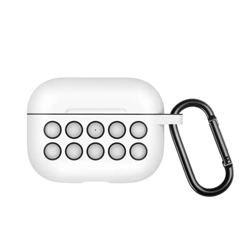 B Подходит для Airpods Pro защита от падения рукав десять отверстий с крючком чехол для Apple Airpods чехол Аксессуары для Airpods - Цвет: B
