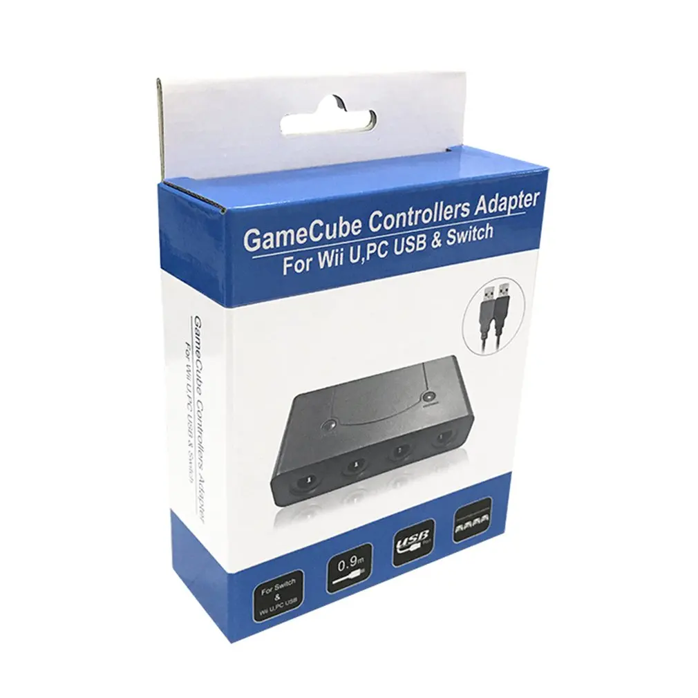 Gamecube адаптер 3 в 1 GC к ПК переключатель Gamecube контроллер адаптер конвертер ПК USB для nintendo
