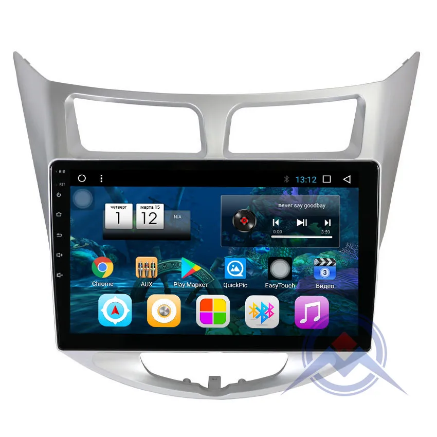 ZOHANAVI 10," Android 9,0 Восьмиядерный автомобильный dvd gps плеер для hyundai Solaris Verna accent автомобильный головной убор радио видео плеер navi