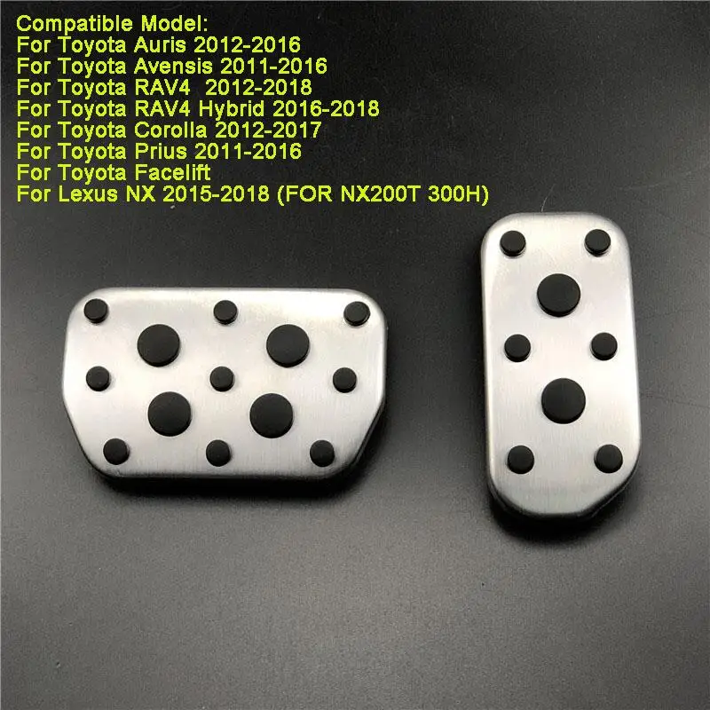 Автомобильная педаль для Lexus ES RX CT для Toyota Highlander Camry Fortuner Land Cruiser PRADO Corolla RAV4 Auris Avensis Prius Facelift - Название цвета: B type