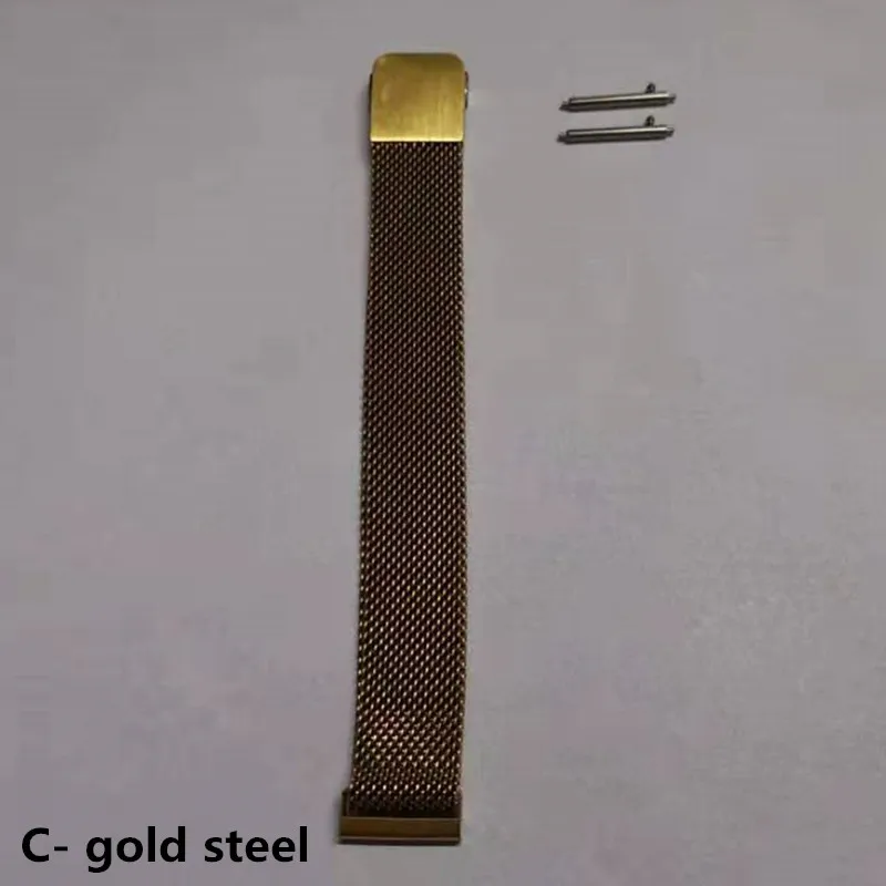 gold steel AMYNIKEER ремешок B57 ремешок завод предоставляет силиконовый ремешок 10 цветов для смарт-браслета B57 Смарт-часы - Цвет: gold steel