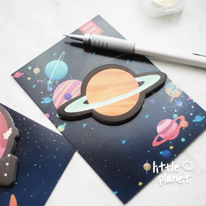 

Cool Planet Creative N Times Sticker DIY Memo Note Pad 30 Sheets