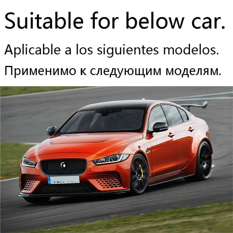 Авто педаль Автомобильная Модифицированная декоративная хромированная Автомобильная Стайлинг модификация накладки стикер полоса 16 17 18 19 для Jaguar XE