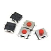 50PCS Tact switch 5PIN Red 6*6*2.5/2.7/3.1/3.4/3.7mm SMD switch 6x6x2.5/2.7/3.1/3.4/3.7mm ibuw MINI push button switch ► Photo 3/4