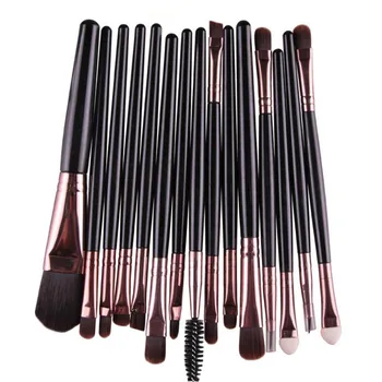 

15Pcs/Set Professional Makeup Brushes Set Powder Foundation Face Contour Eyeshadow Eyebrow Brushes Kit Beauty Makey Up Tools