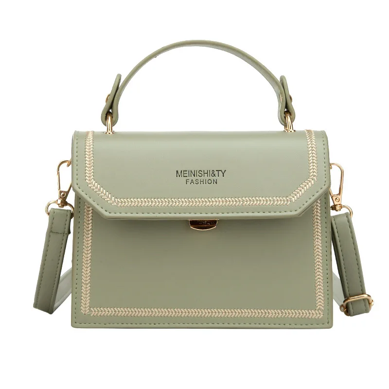 

High Grade Sense Bag WOMEN'S Bag Summer Bag New Style 2019 Popular France Non-mainstream Fashion Simple Shoulder Square Sling Ba