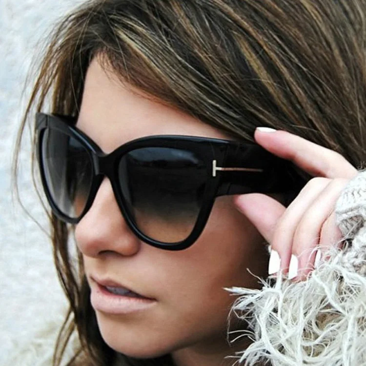 Tom ford TF женские солнцезащитные очки трендовые товары леопардовые синие розовые большие негабаритные солнцезащитные очки oculos de sol feminino