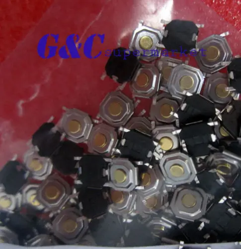 100 шт. переключатель smd 5 2 мм x 1 тактовый Новое хорошее качество | Электронные