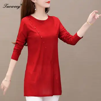 

2020 Spring Autumn O-neck Blouse Shirts Women Elegantbutton pink Blouse Office Ladies long Sleeve Solid Blusas Tops S-5XL