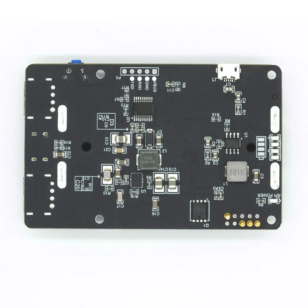Оригинальное устройство питания 18650 UPS Pro, расширенное два порта USBA для Raspberry Pi 4 B/3B+/3B, не включает аккумулятор 18650