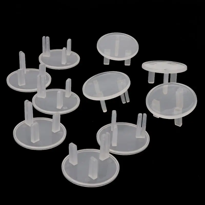 Socket Covers 10 Pcs UK Power Socket Baby Electric Sockets Outlet Plug Kids Electrical Safety Protector