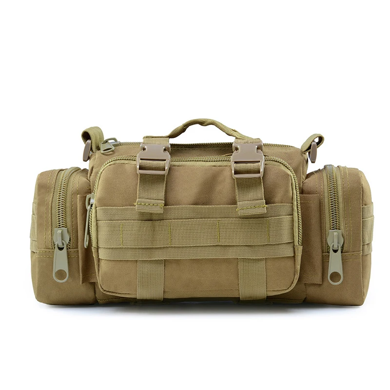 

3P Hiking Sport Pockets Backpack Multi-function Outdoor Tactical Camping Cycling Traveling shoulder Bag 10L Waterproof Waist Bag
