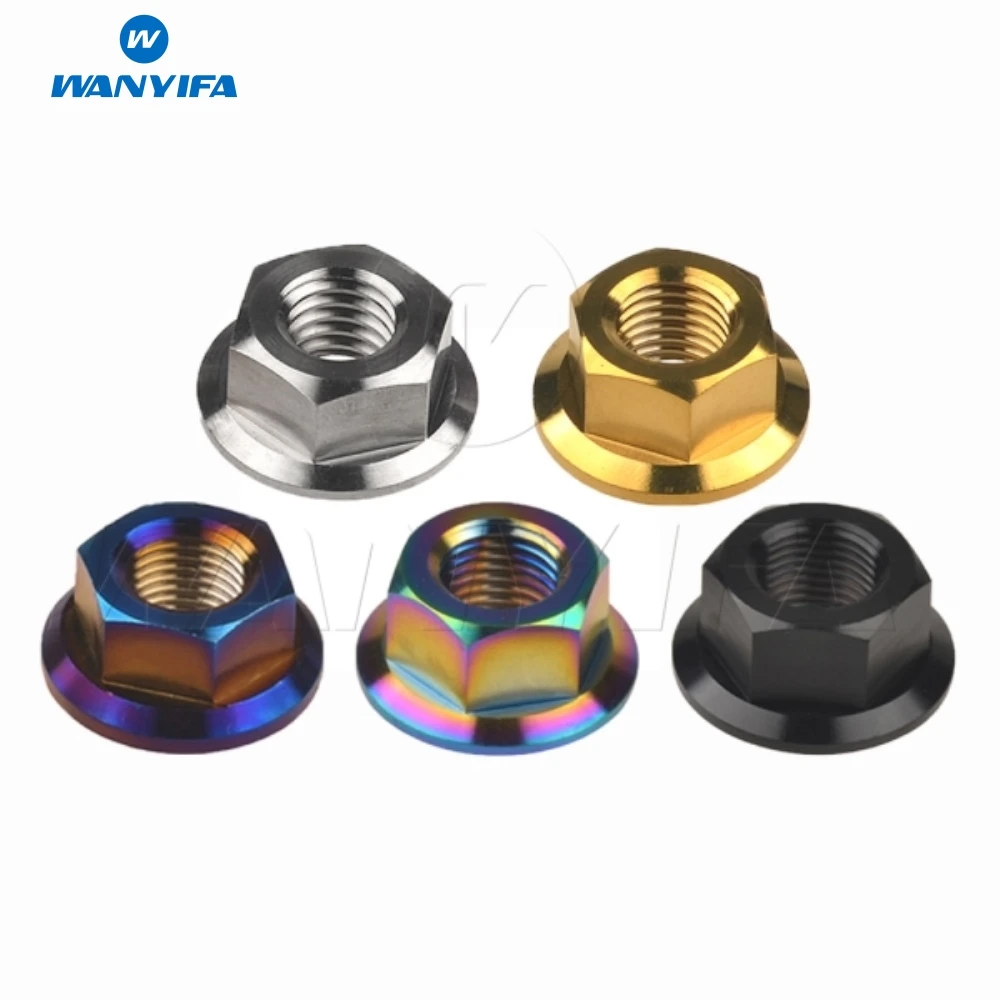 5 шт. титановые Ti M10x1.5/1 0/1 25 мм шаг DIN6923 звездочки для мотоциклетных аксессуаров|set
