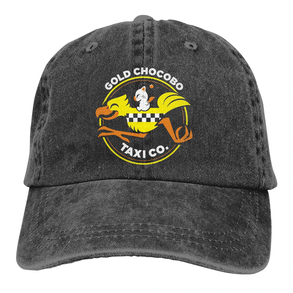 

Gold Chocobo Taxi Co Baseball Cap Men Caps colors Women Summer Snapback Final Fantasy Role playing video game series Caps