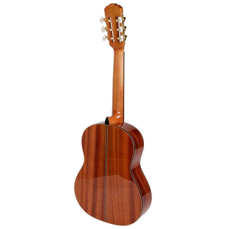 Bullfighter D-3623 красный Pinus& Sapele Твердый Топ 36 дюймов Классические гитары высокого качества однотонные блестящие