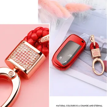 

High quality TPU key case for Fiat for Jeep Renegade Dodge Ram 1500 Journey Charger 2014 2015 Grand Cherokee Chrysler 200 300