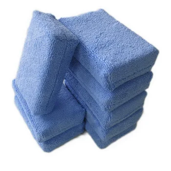 

Microfiber towel cloth square car waxing sponge cleaning sponge-5 Car Care Polishing Car Cleaning Cloth Car ancessaries