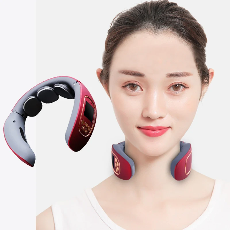 

New Electromagnetic Cervical Vertebra Household Portable Cervical Massage Instrument Multi-function Neck Massage Instrument