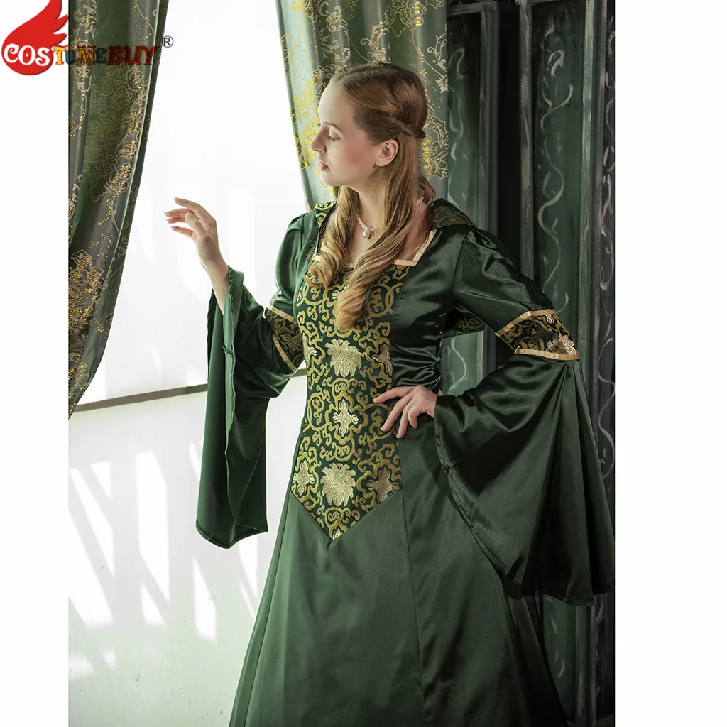 Costumebuy женский средневековый Готический викторианский винтажный костюм платье с капюшоном платье принцессы для костюмированной вечеринки на заказ