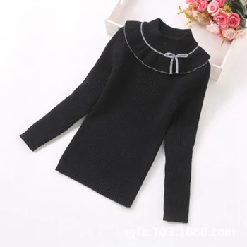 

2020 New Fashion Girls Sweaters Fashion Knit Sweater 4-12 Years Children Clothing
