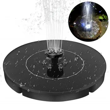 Solar Led Fontein Waterpomp Kit 10V 2.5W Outdoor Tuin Decor Drijvende Spray Zwembad Landschap Vijver Night Lights vogel Bad Vis