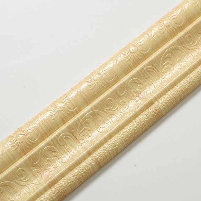 Waist Skirting Line Self Adhered Stereo Wall Sticking 3D Foam Edge Banding Frame Waterproof Anti-collision Background Wall