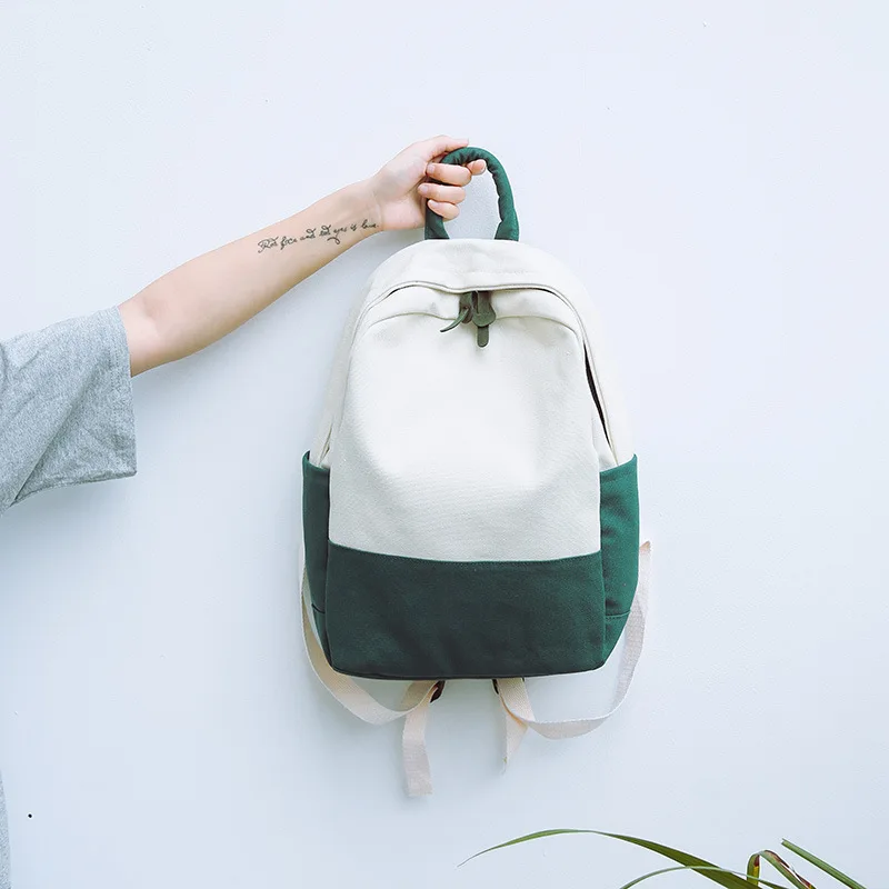 Harajuku-Style School Bag Women's INS Super Fire Japanese-style Korean-style Style Simple Solid Color Backpack Cute Students Sho Harajuku-Style School Bag Women's INS Super Fire Japanese-style Korean-style Style Simple Solid Color Backpack Cute Students Sho