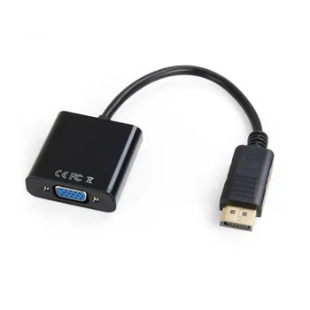 

DisplayPort to VGA Cable DP to VGA Adapter DP Cable Display Port DP Male to VGA Female Adapter Cable for Monitor Projector