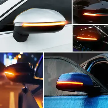 

Side Light Rearview Mirror Strip Lamp Amber Waterproof 15CM Fashion 2pcs