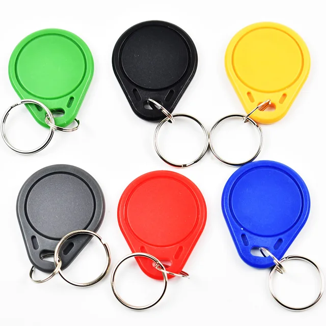 1pc/Lot T5577 Rewritable Programmable RFID 125Khz Keychain Keyfobs Key For Copy EM4100 Cards 6