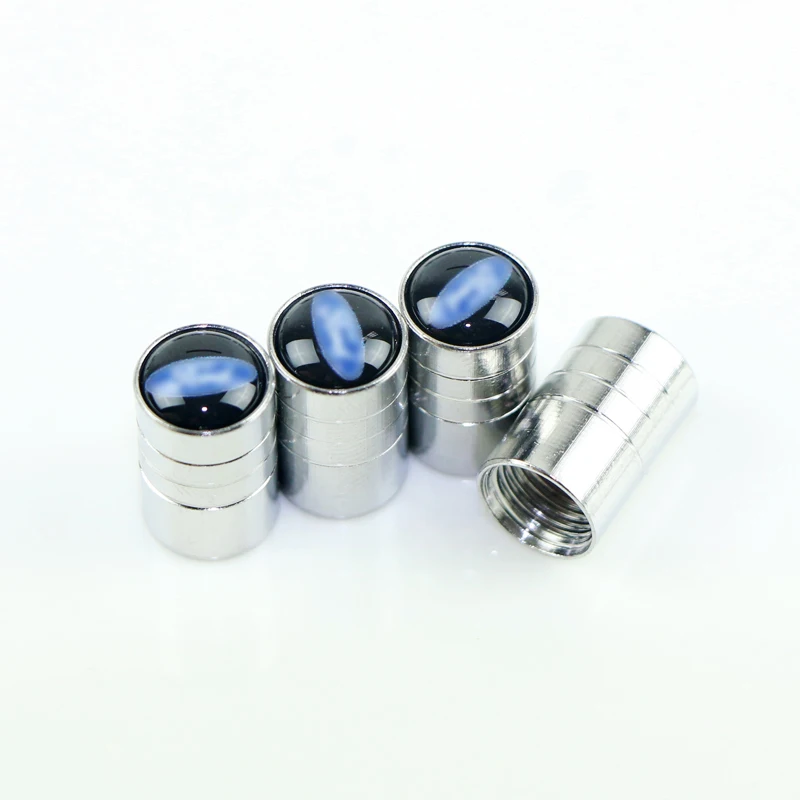 

4pcs For Ford mk2 mk3 mk4 mk5 mk7 fiesta FOCUS 2 3 4 5 metal valve protection cover car tire wheel valve cap Car accessories