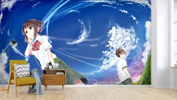 

[Self-Adhesive] 3D Your Name 106967 Japan Anime Wall Paper mural Wall Print Decal Wall Murals