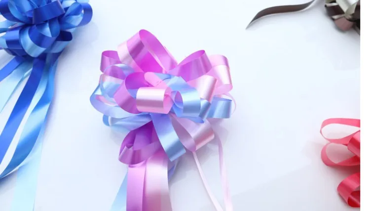 New Products Flower Packaging Material Lazy Latte Art Multicolor Large Latte Art Bouquet Bow Accessories Flower Shop Supplies