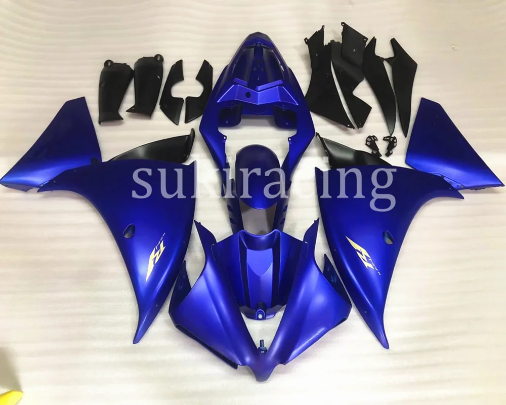 Для мотоцикла Yamaha R1 ABS пластмассовый Инжекционный обтекатель комплект Кузов для YZF R1 2012 2013 хорошее качество синий YZF-R1
