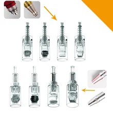 100 шт. Nano Электрический дермапен иглы байонетный Цоколь 36 pin MYM картридж наконечник для Микро прокатки Дерма ручка иглы татуировки