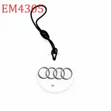 125 кГц перезаписываемая пустая карта жетон тег брелок RFID EM4305 EM4205 водонепроницаемый смарт-тег брелок карта контроля доступа 1