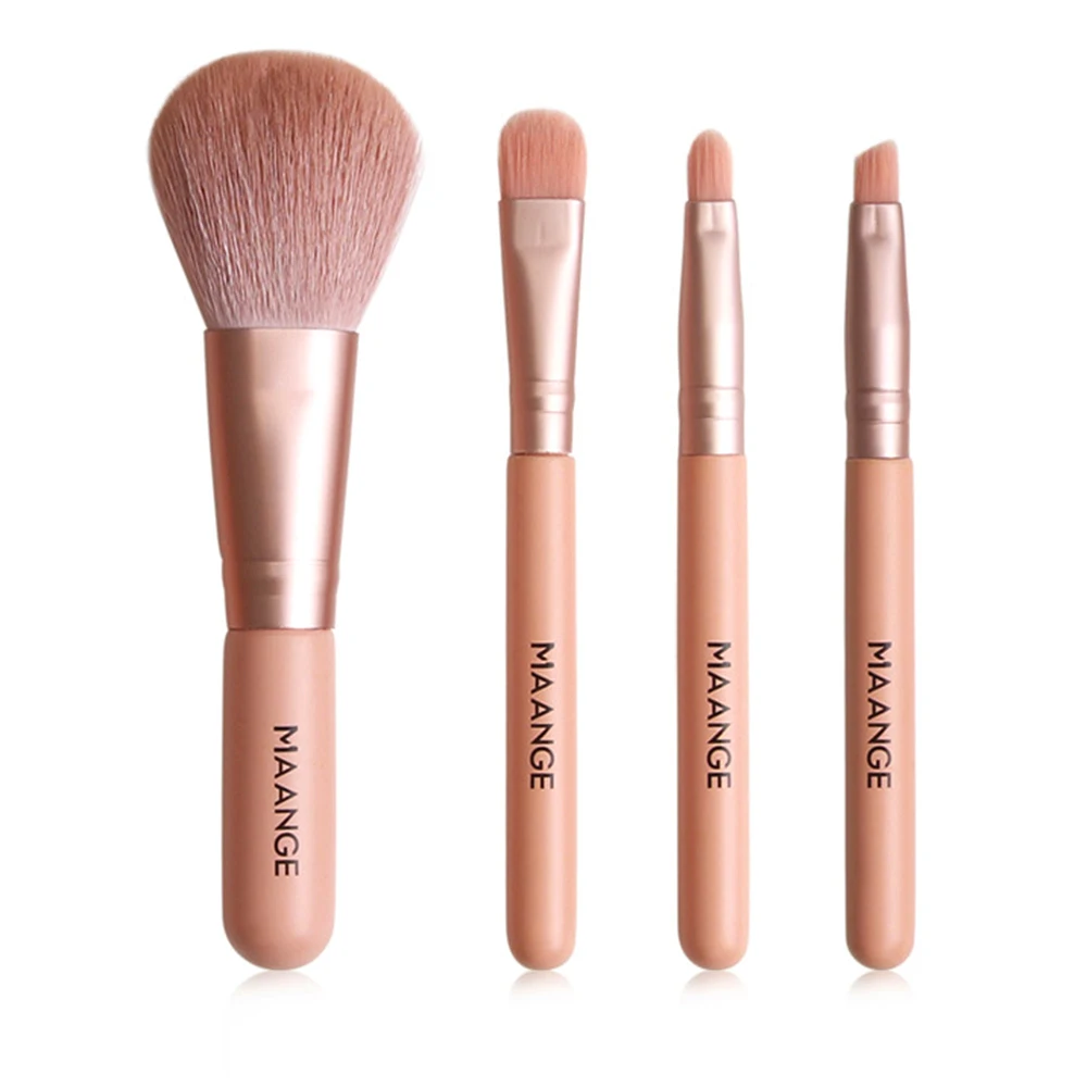 

4PCS Mini Eye Makeup Brushes Set Smudge Eyeshadow Eyeliner Eyebrow Brush Lip Make Up Brush kit Professional