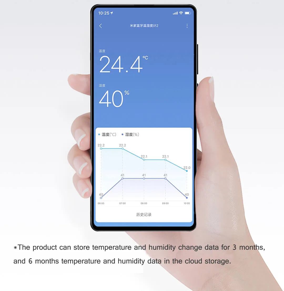 Xiaomi Mijia Bluetooth термометр 2 беспроводной умный электрический цифровой гигрометр термометр ЖК-дисплей работает с приложением Mijia